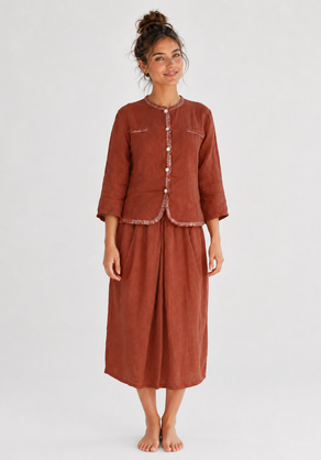 LINEN SKIRT