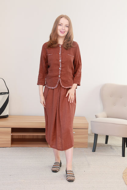 LINEN SKIRT
