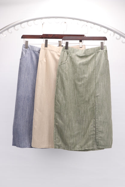 COTTON & LINEN SKIRT