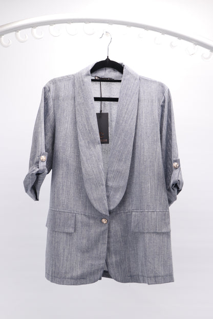 COTTON & LINEN CASUAL BLAZER