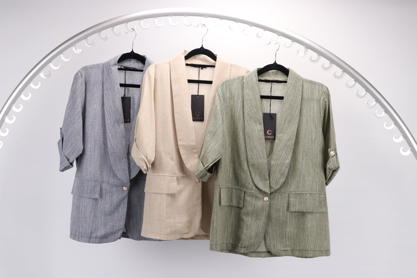 COTTON & LINEN CASUAL BLAZER