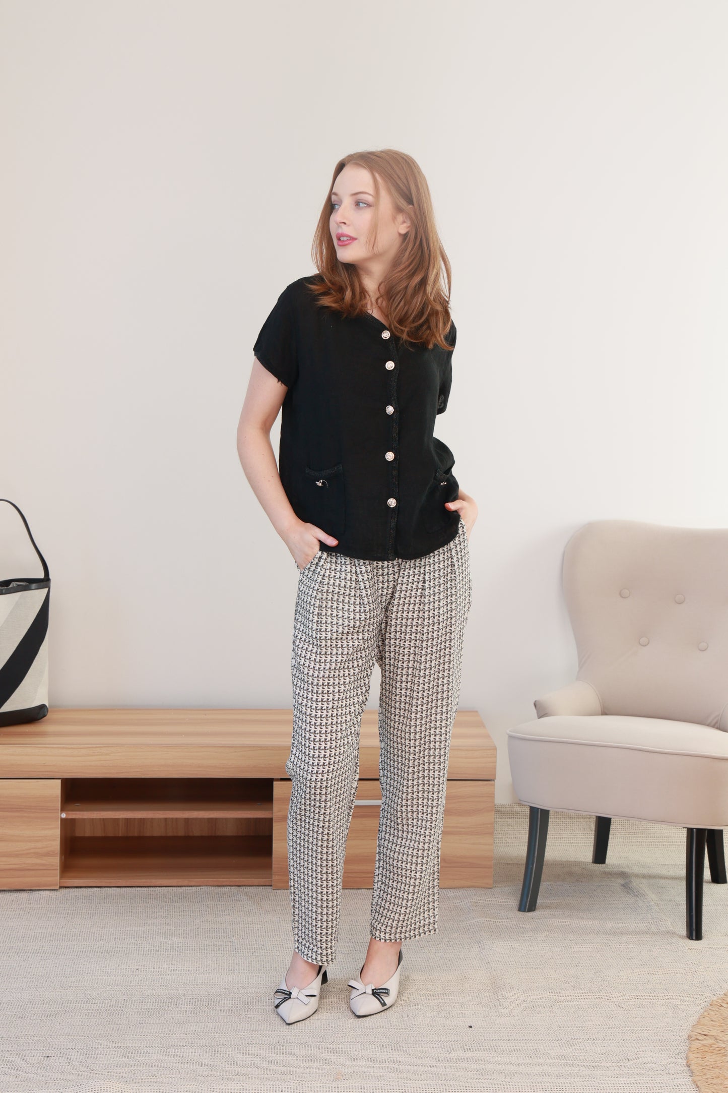 COTTON & LINEN PANTS