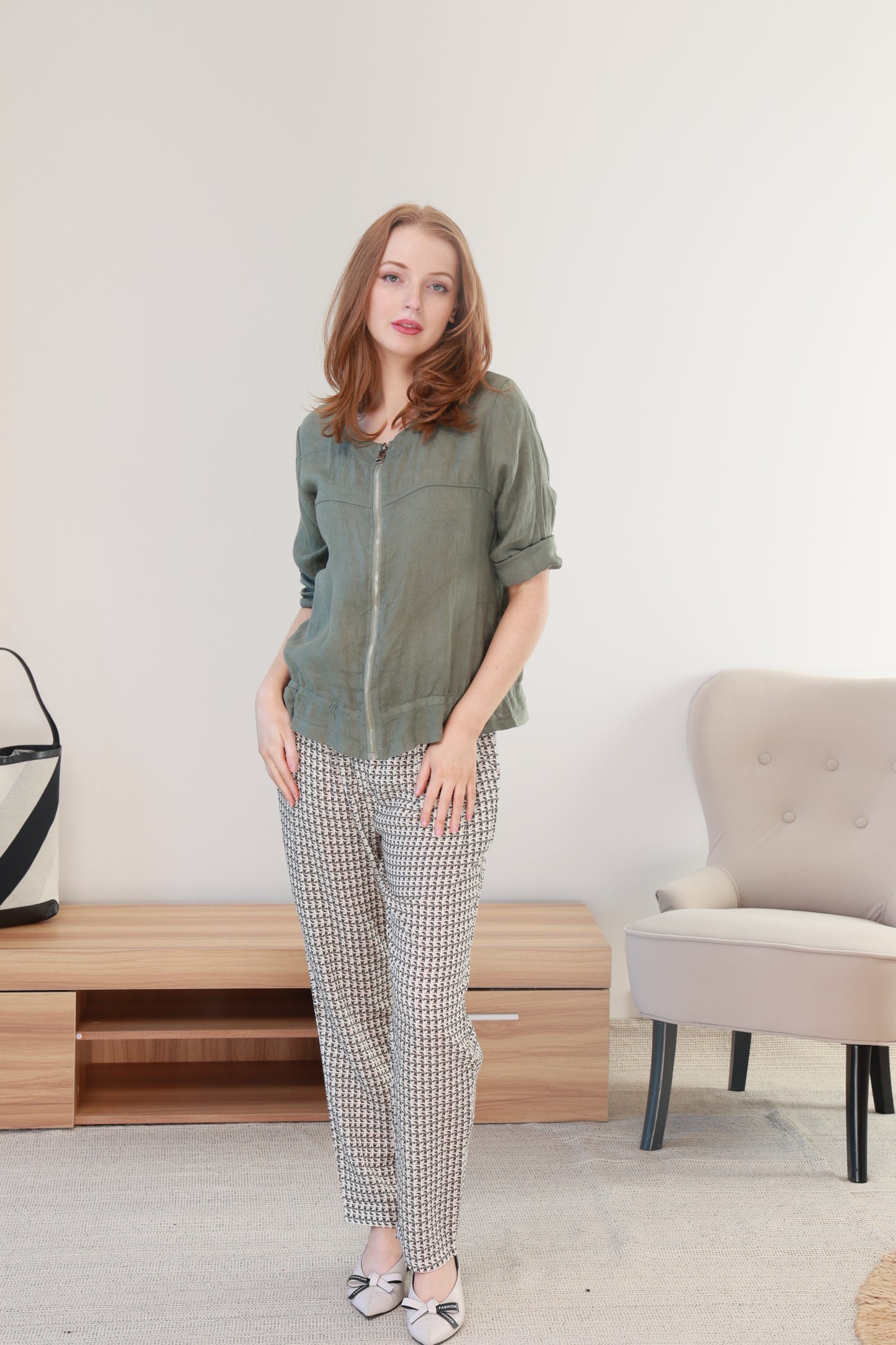 COTTON & LINEN PANTS