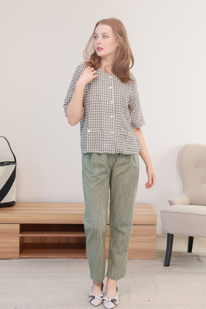 COTTON & LINEN PANTS