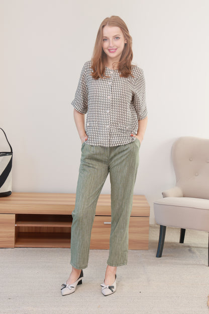 COTTON & LINEN PANTS
