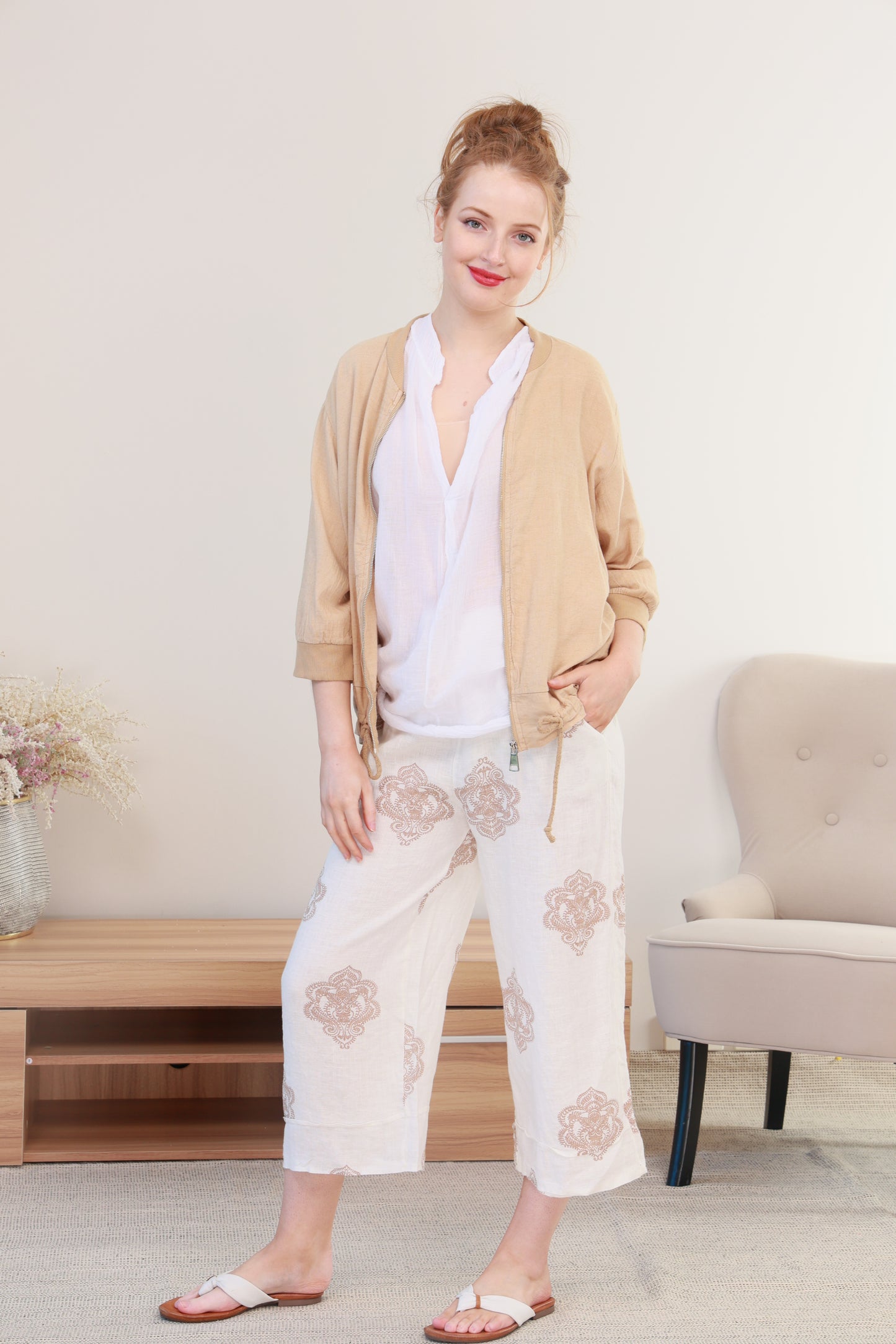 COTTON &  LINEN JACKET