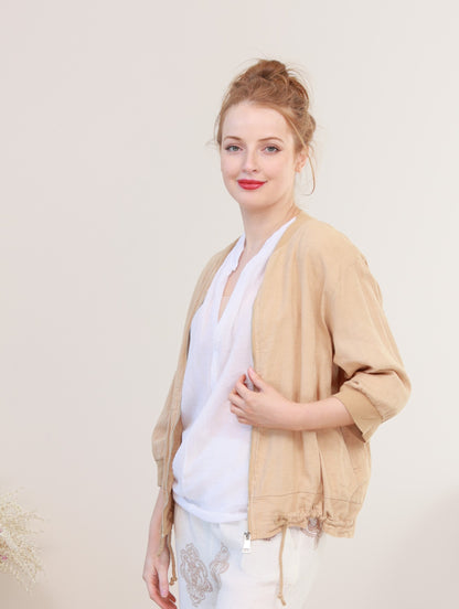 COTTON &  LINEN JACKET