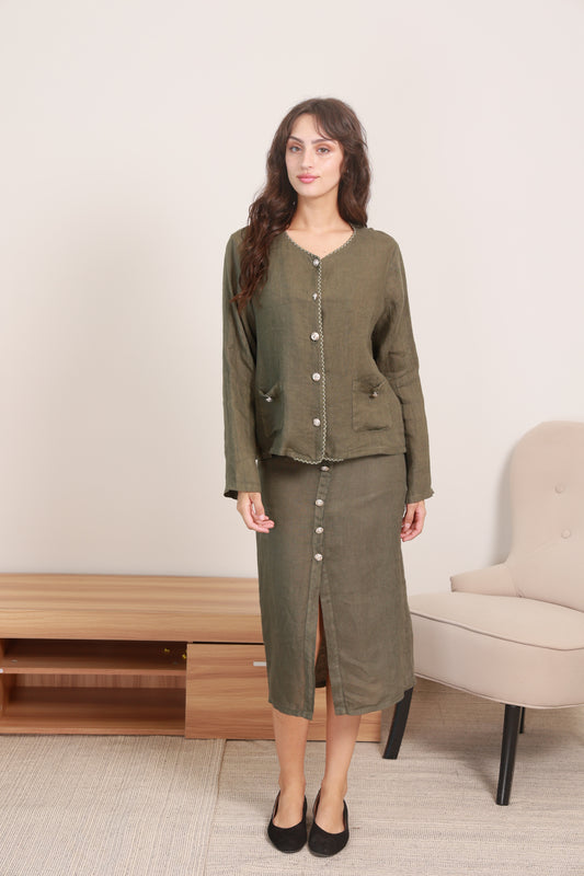 LINEN SKIRT