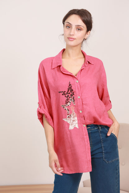 LINEN SHIRT MK-LU0093