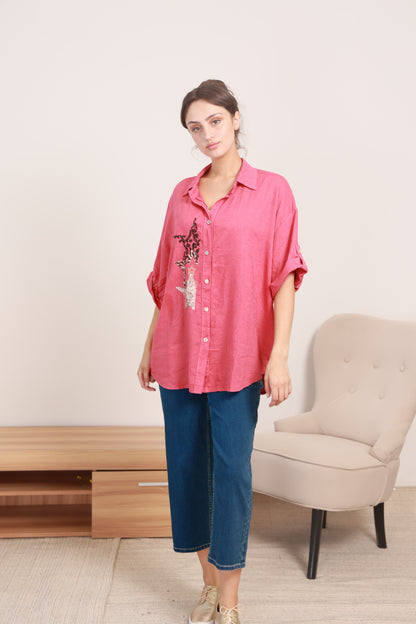 LINEN SHIRT MK-LU0093