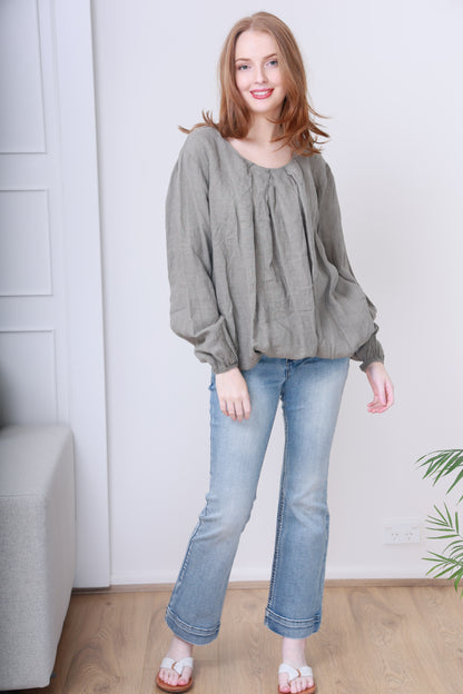 LINEN TOP