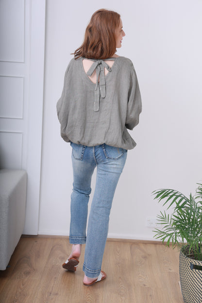LINEN TOP