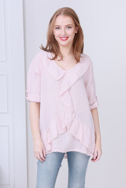 LINEN TOP