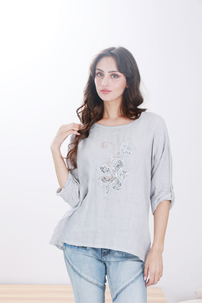LINEN TOP