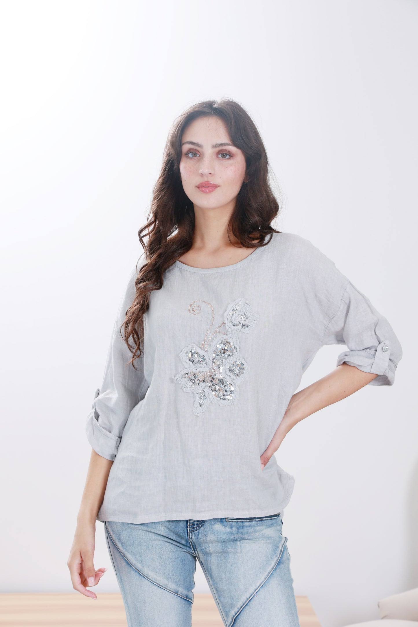 LINEN TOP
