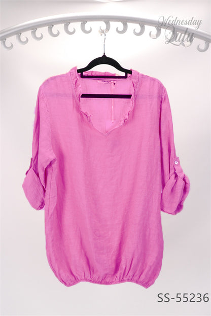 LINEN TOP
