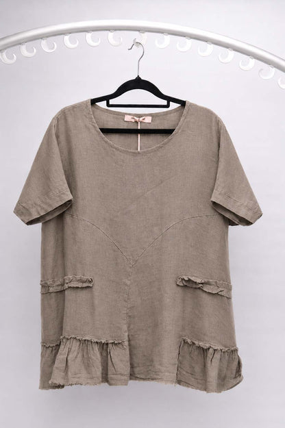 LINEN TOP