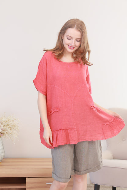 LINEN TOP