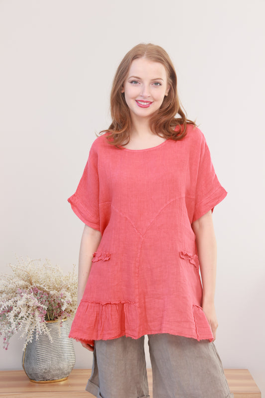 LINEN TOP